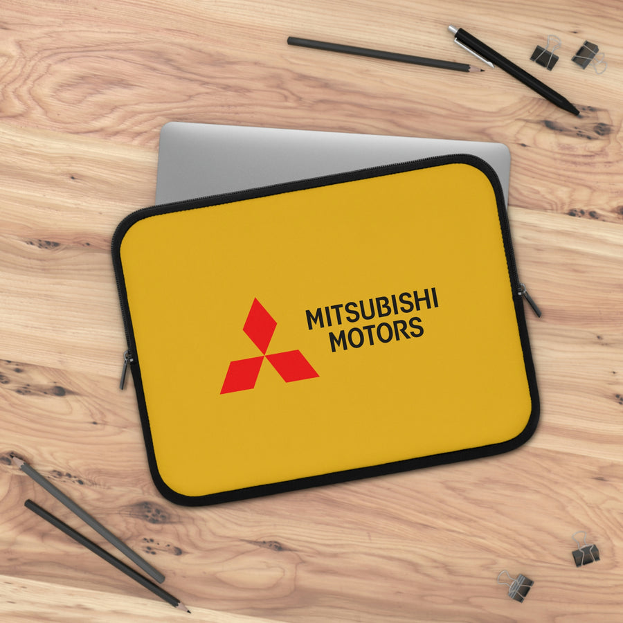 Yellow Mitsubishi Laptop Sleeve™