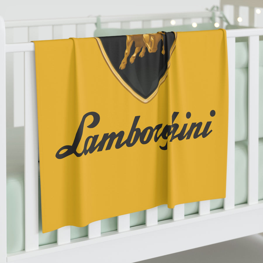 Yellow Lamborghini Baby Swaddle Blanket™