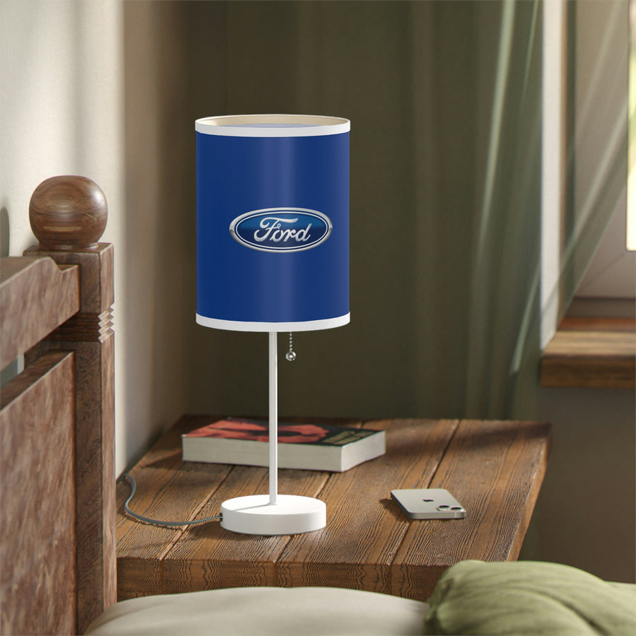 Dark Blue Ford Lamp on a Stand, US|CA plug™