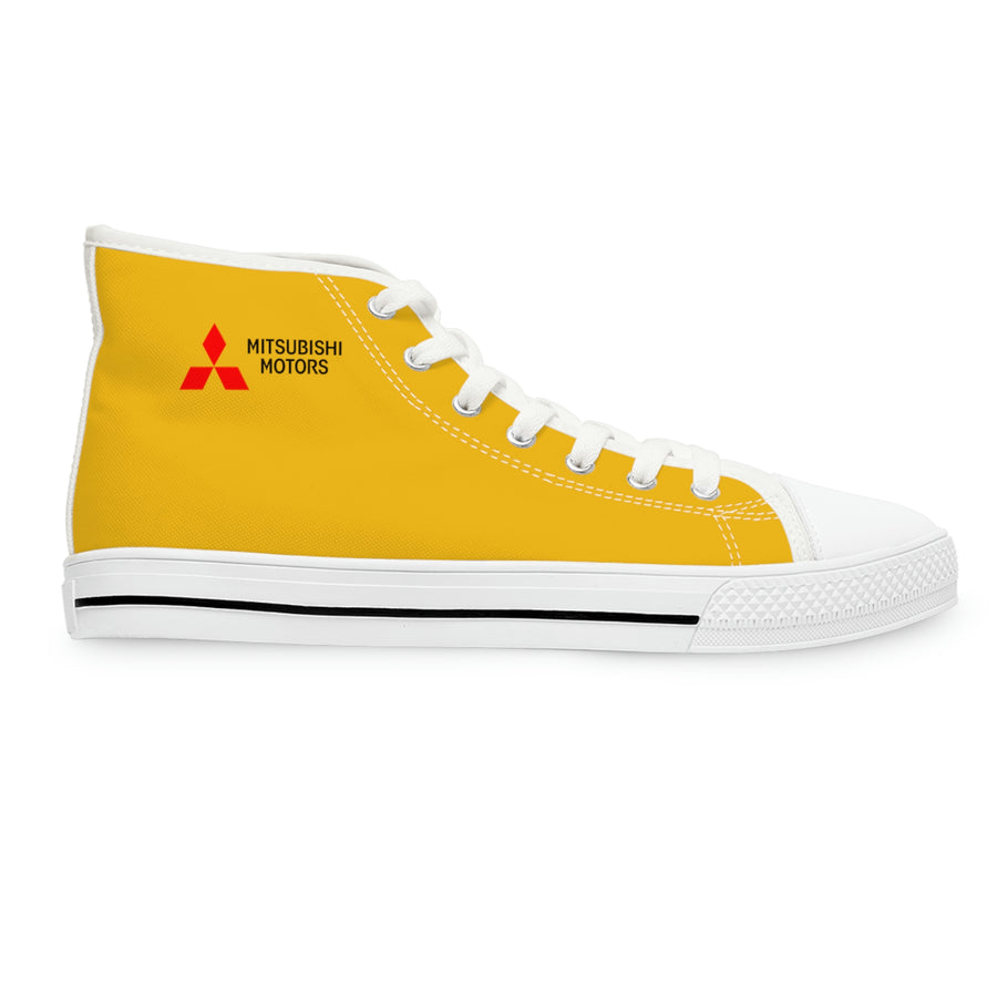 Women's Yellow Mitsubishi High Top Sneakers™