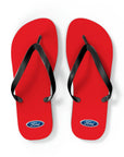 Unisex Red Ford Flip Flops™