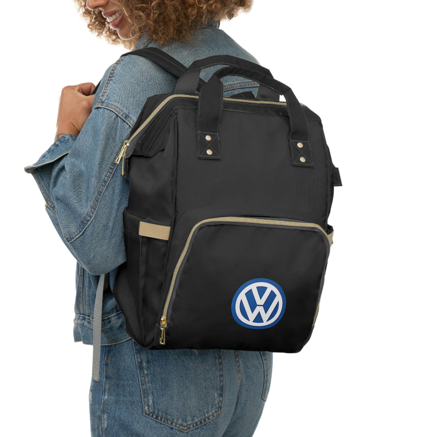 Black Volkswagen Multifunctional Diaper Backpack™