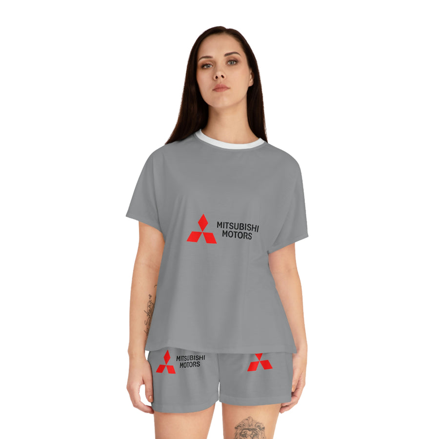 Women's Grey Mitsubishi Short Pajama Set™