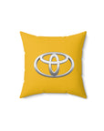 Yellow Toyota Spun Polyester Square Pillow™