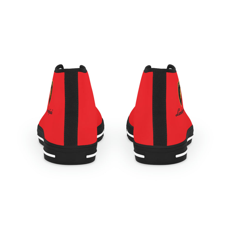 Men's Red Lamborghini High Top Sneakers™