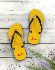 Unisex Yellow Mitsubishi Flip Flops™