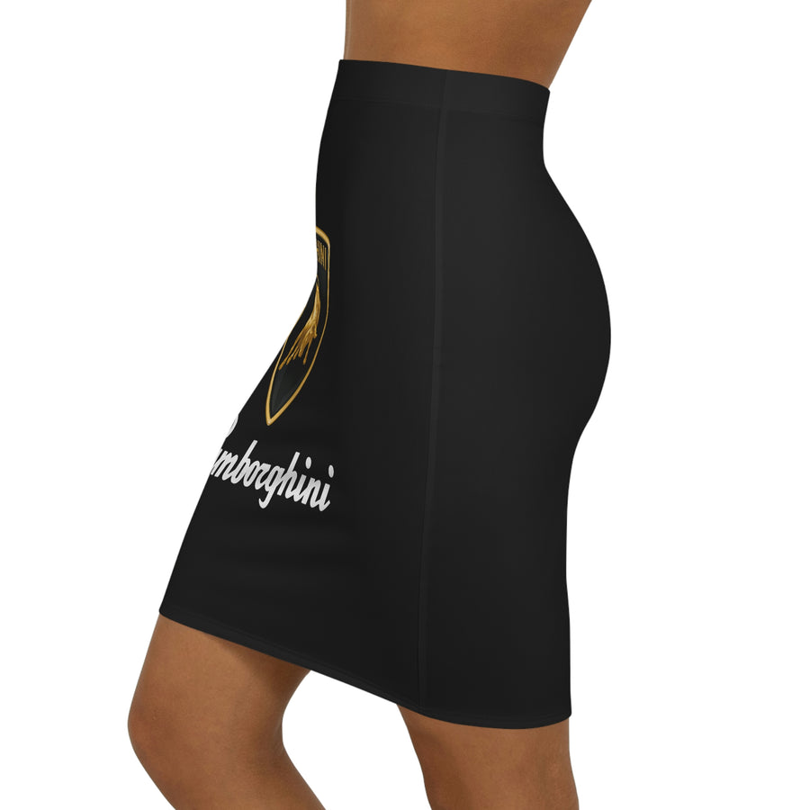 Women's Black Lamborghini Mini Skirt™