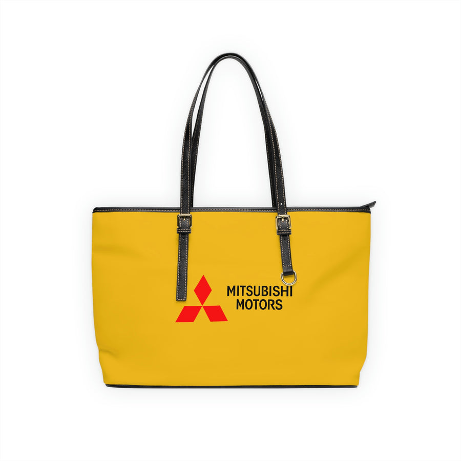 Yellow Mitsubishi Leather Shoulder Bag™