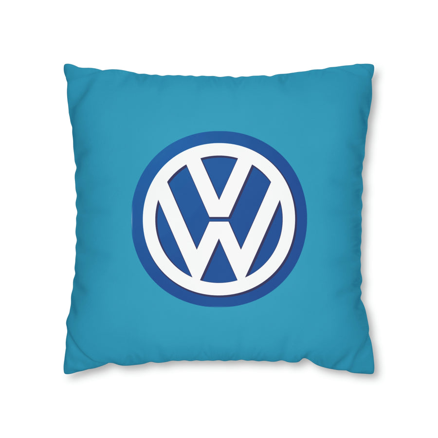 Turquoise Volkswagen Spun Polyester pillowcase™