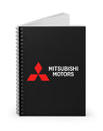 Black Mitsubishi Spiral Notebook - Ruled Line™