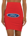 Women's Red Ford Mini Skirt™