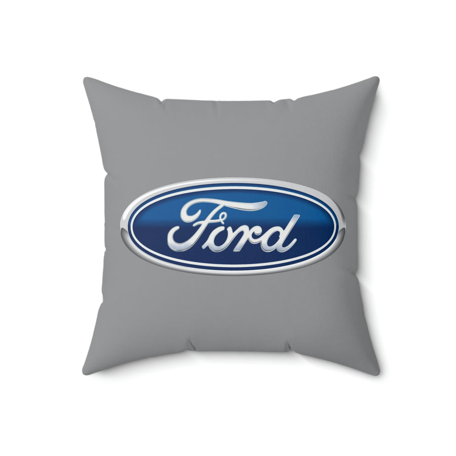 Grey Ford Spun Polyester Square Pillow™