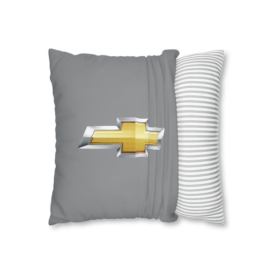 Grey Chevrolet Spun Polyester pillowcase™