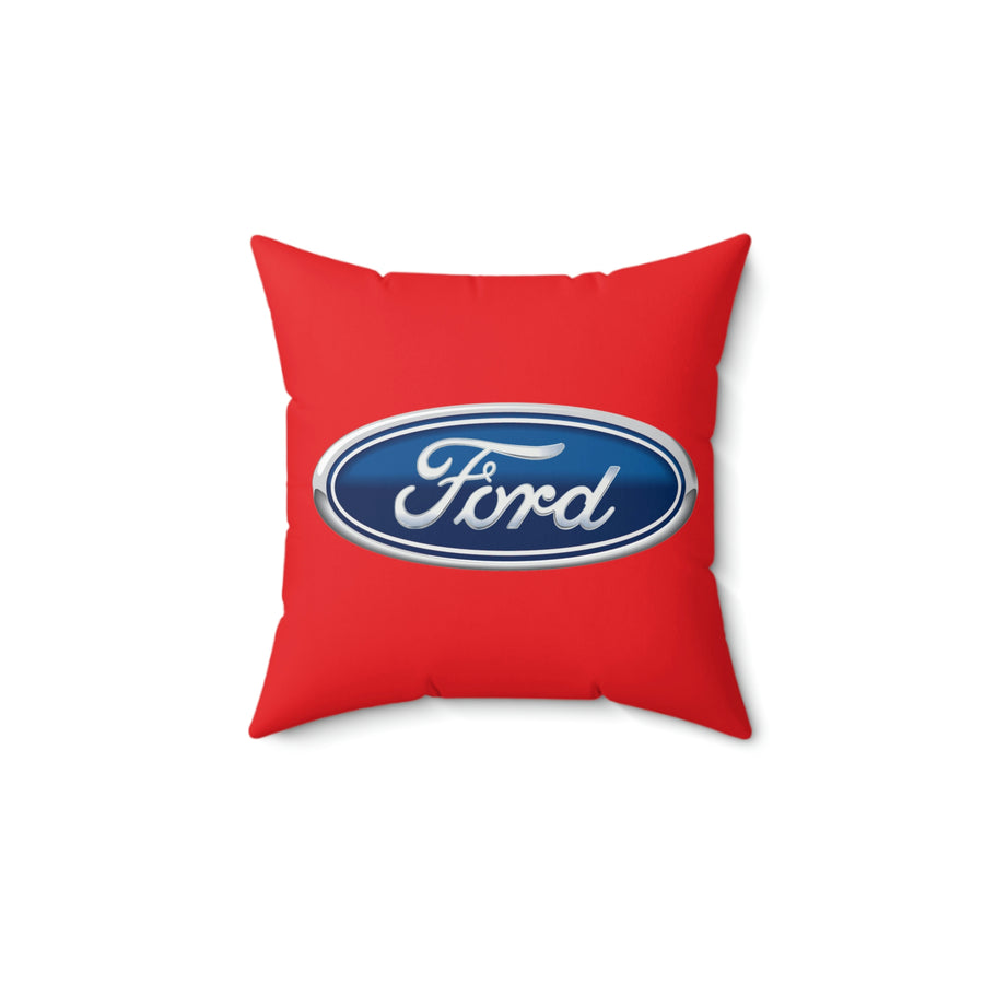Red Ford Spun Polyester Square Pillow™