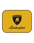 Yellow Lamborghini Car Mats (2x Rear)™