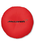 Red Mclaren Tufted Floor Pillow, Round™