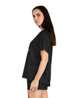 Women's Black Mitsubishi Short Pajama Set™