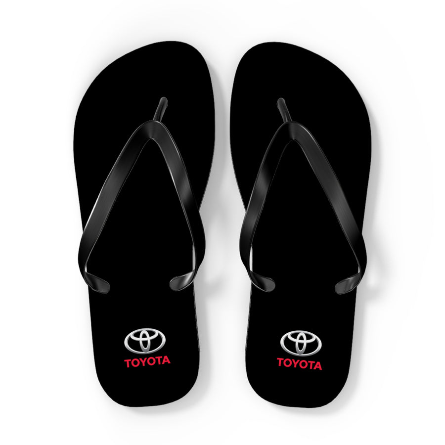 Unisex Black Toyota Flip Flops™