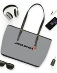 Grey Mclaren Leather Shoulder Bag™