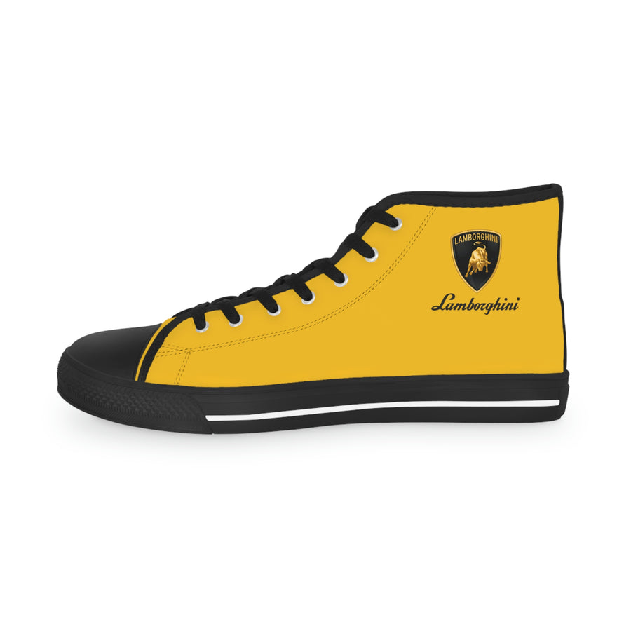 Men's Yellow Lamborghini High Top Sneakers™