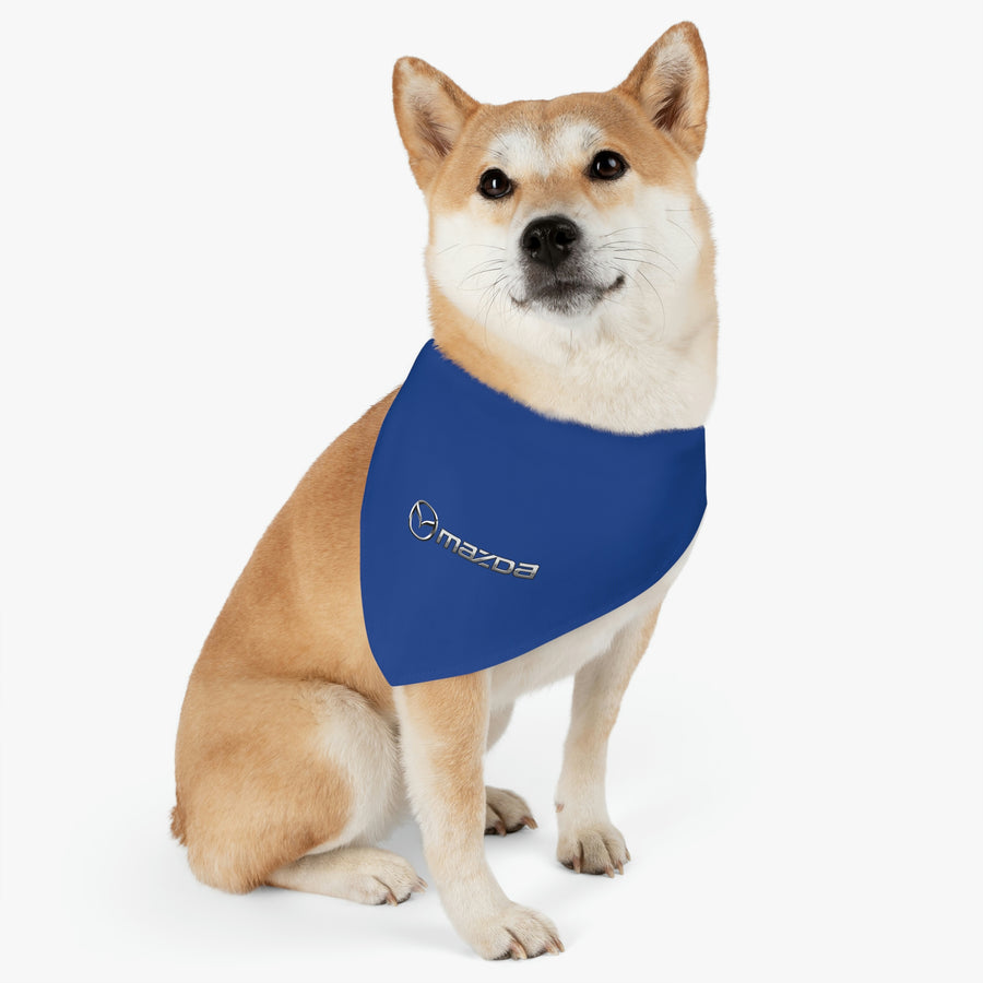 Dark Blue Mazda Pet Bandana Collar™