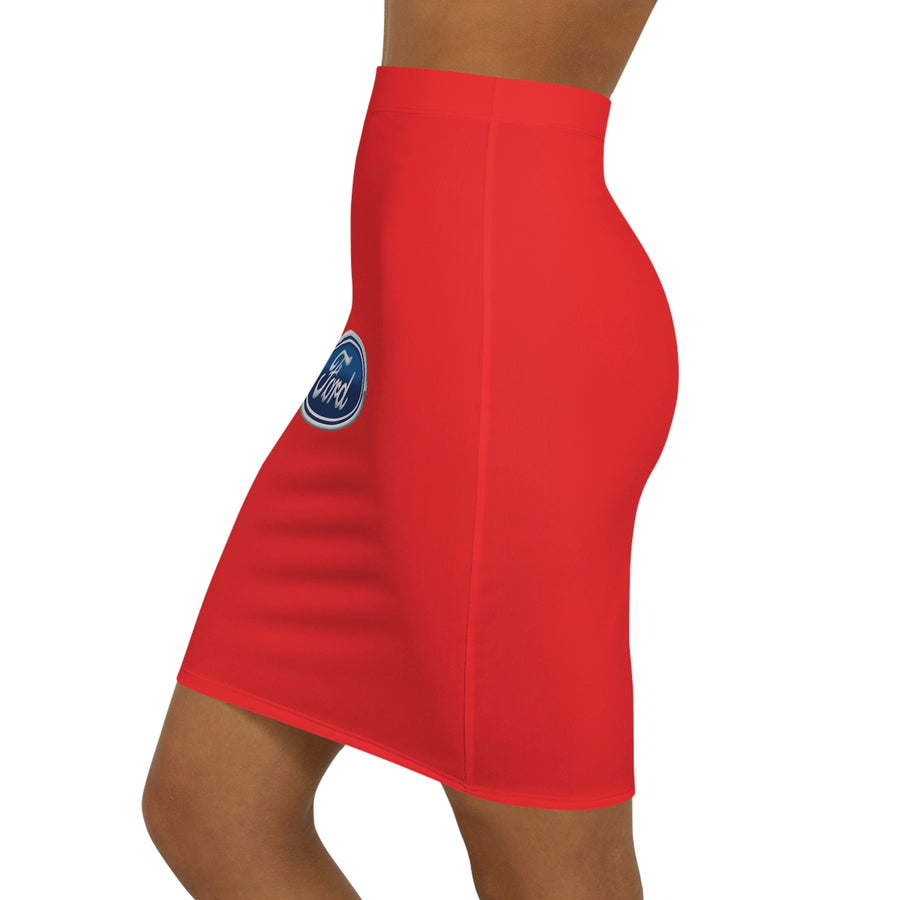 Women's Red Ford Mini Skirt™