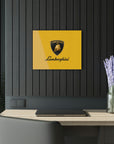 Yellow Lamborghini Acrylic Prints (French Cleat Hanging)™