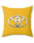 Yellow Toyota Spun Polyester Square Pillow™