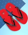 Unisex Red Lexus Flip Flops™