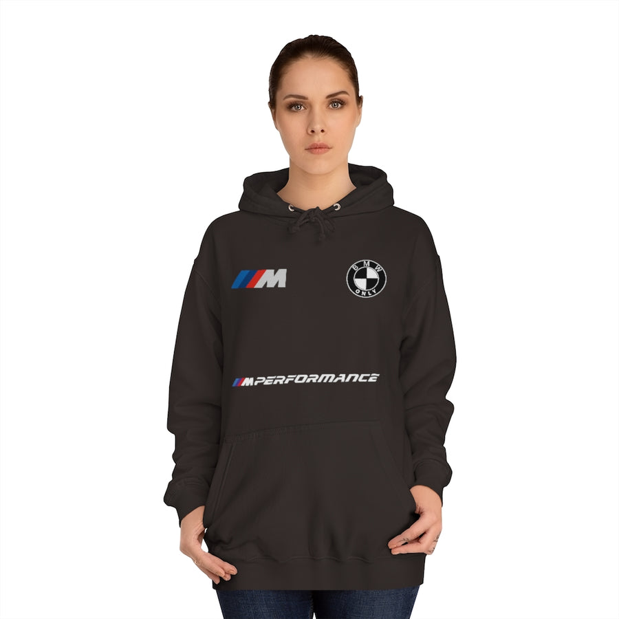 Unisex różnokolorowa bluza z kapturem BMW