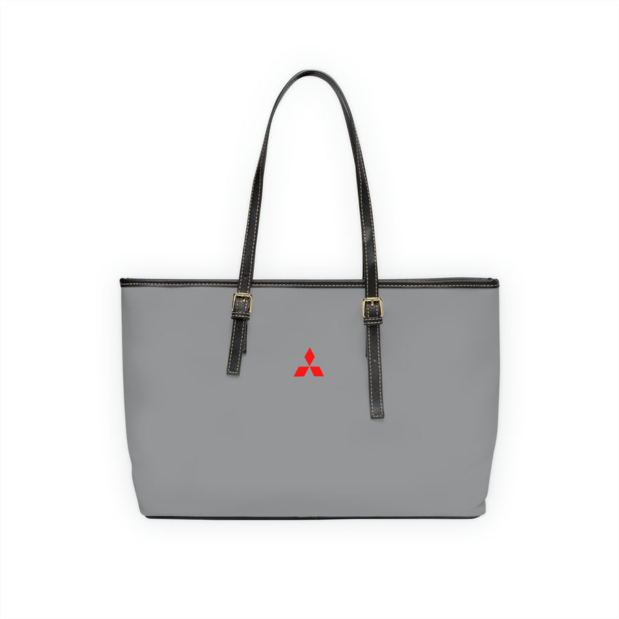 Grey Mitsubishi Leather Shoulder Bag™