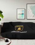 Black Lamborghini Sherpa Blanket™