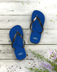 Unisex Dark Blue Ford Flip Flops™