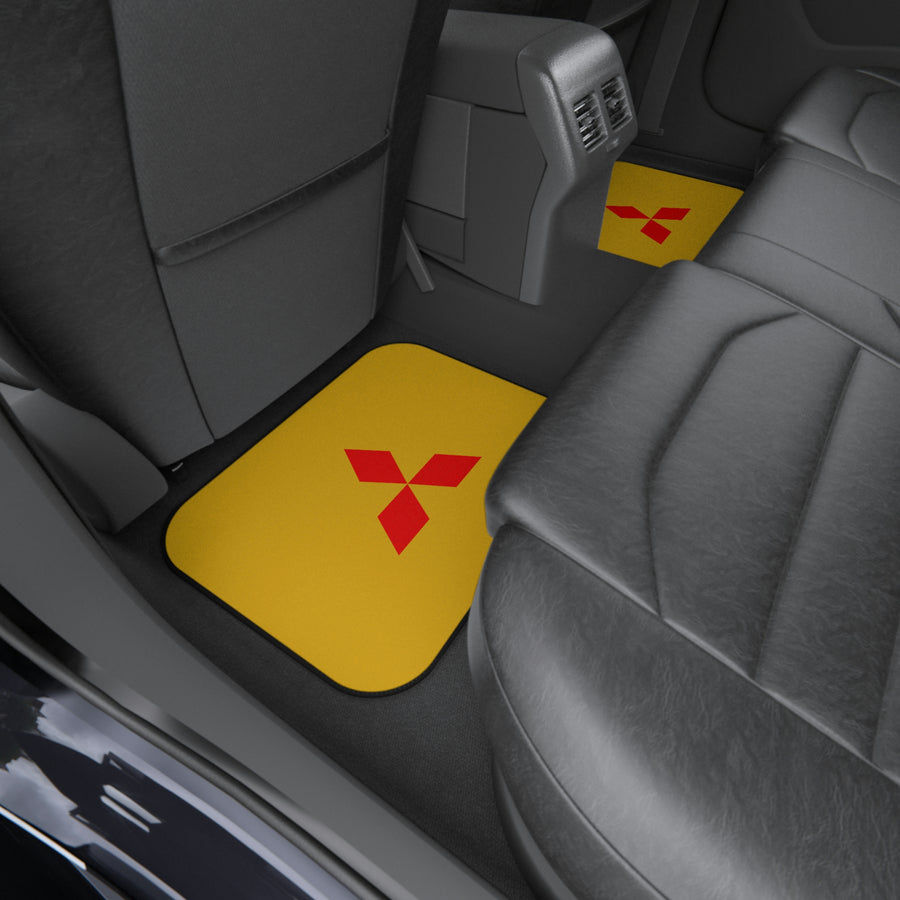 Yellow Mitsubishi Car Mats (Set of 4)™