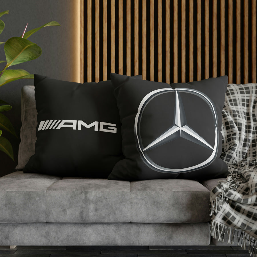 Black Mercedes Spun Polyester Pillowcase™