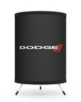 Black Dodge Tripod Lamp with High-Res Printed Shade, US\CA plug™