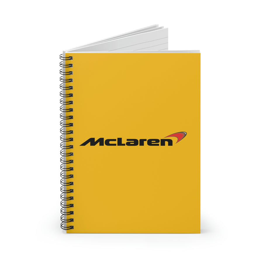 Yellow McLaren Spiral Notebook - Ruled Line™