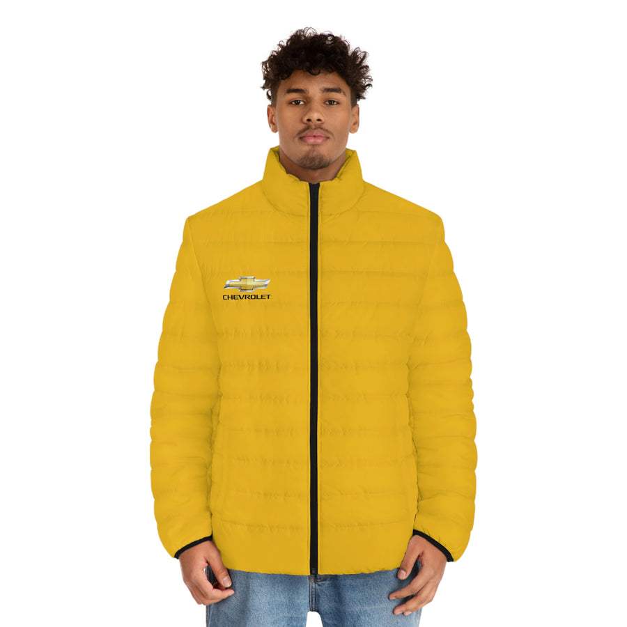 Men's Yellow Chevrolet Puffer Jacket™