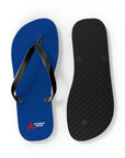 Unisex Dark Blue Mitsubishi Flip Flops™