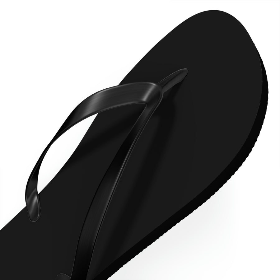 Unisex Black Jaguar Flip Flops™