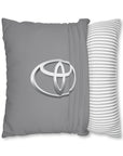 Grey Toyota Spun Polyester pillowcase™