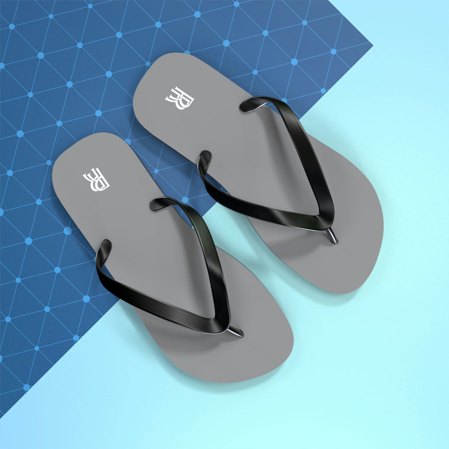 Unisex Grey Rolls Royce Flip Flops™