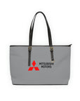 Grey Mitsubishi Leather Shoulder Bag™