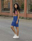 Women's Dark Blue Jaguar Mini Skirt™