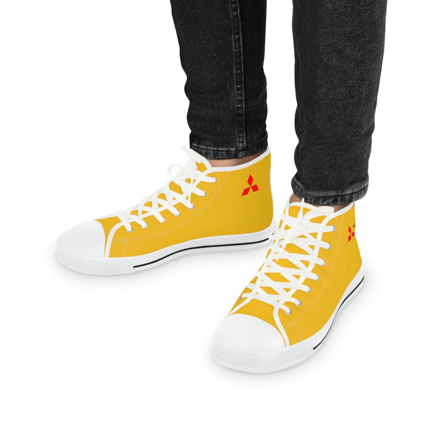 Men's Yellow Mitsubishi High Top Sneakers™