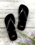 Unisex Black Mitsubishi Flip Flops™