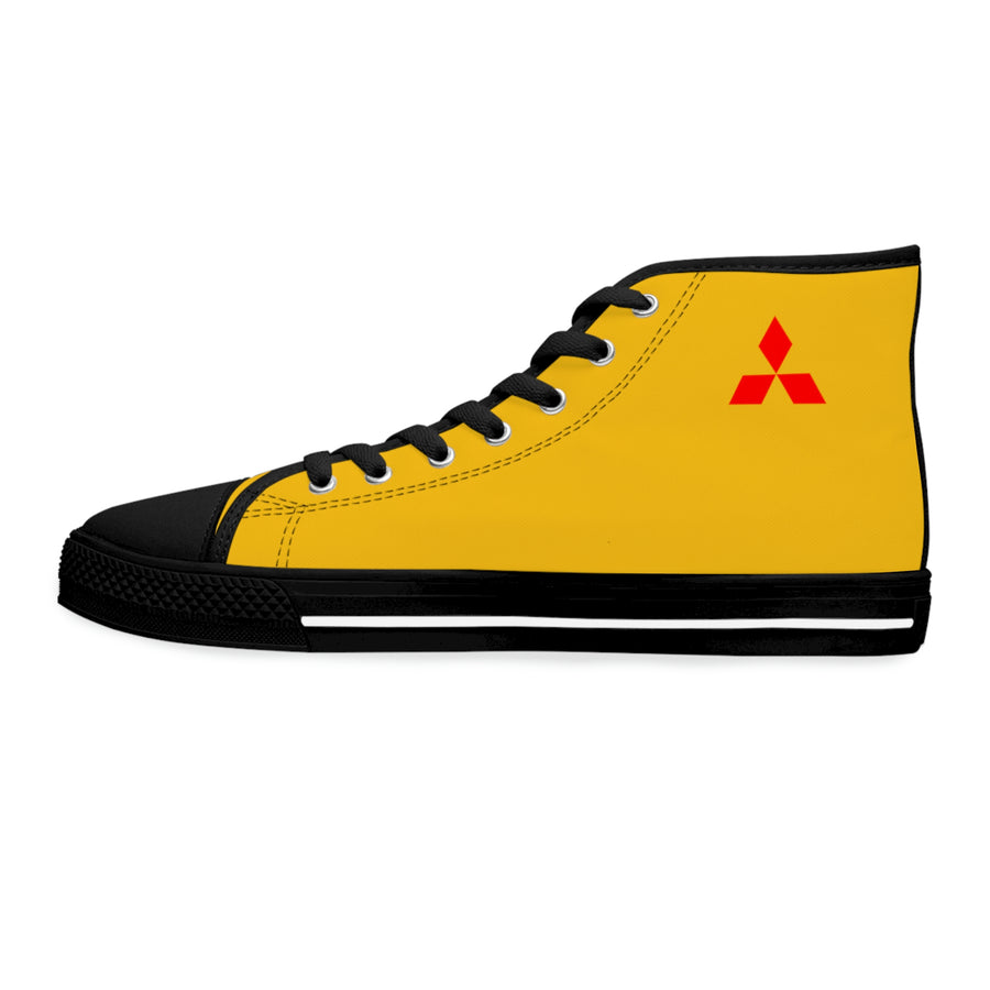 Women's Yellow Mitsubishi High Top Sneakers™