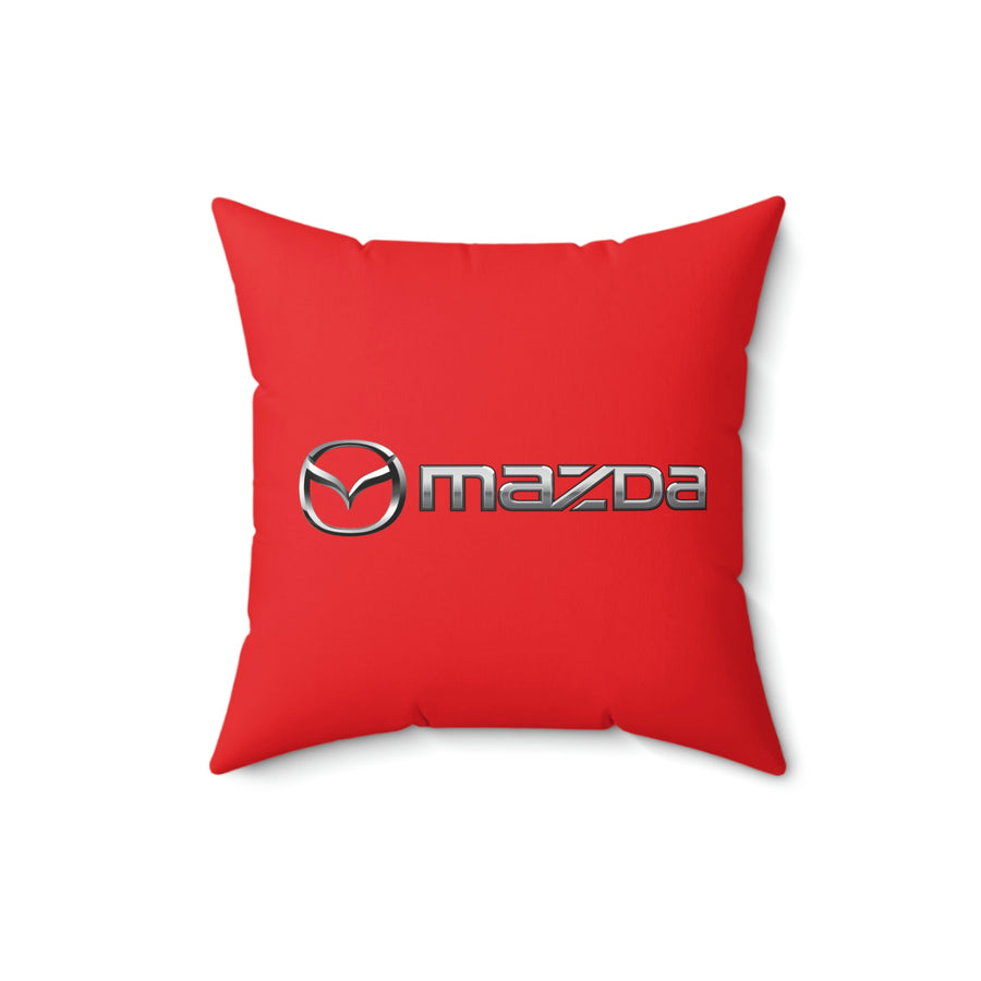 Red Mazda Spun Polyester Square Pillow™