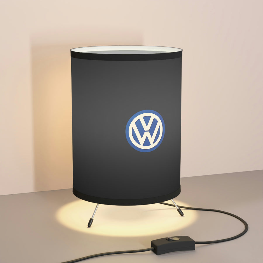 Black Volkswagen Tripod Lamp with High-Res Printed Shade, US\CA plug™