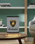 Grey Lamborghini Tripod Lamp with High-Res Printed Shade, US\CA plug™